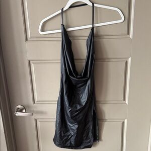 Windsor Sleek Black Cowl Neck Camisole